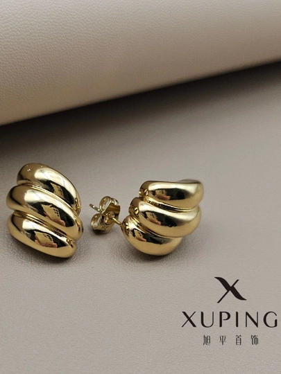 Серьги для девочек и женщин, Xuping — 1001PRT-XUPINGB-ЖЕЛТ