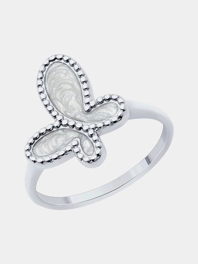 Кольцо из серебра 925 с эмалью SOKOLOV, 94014032 — SOKOLOV-APAQ-18.5