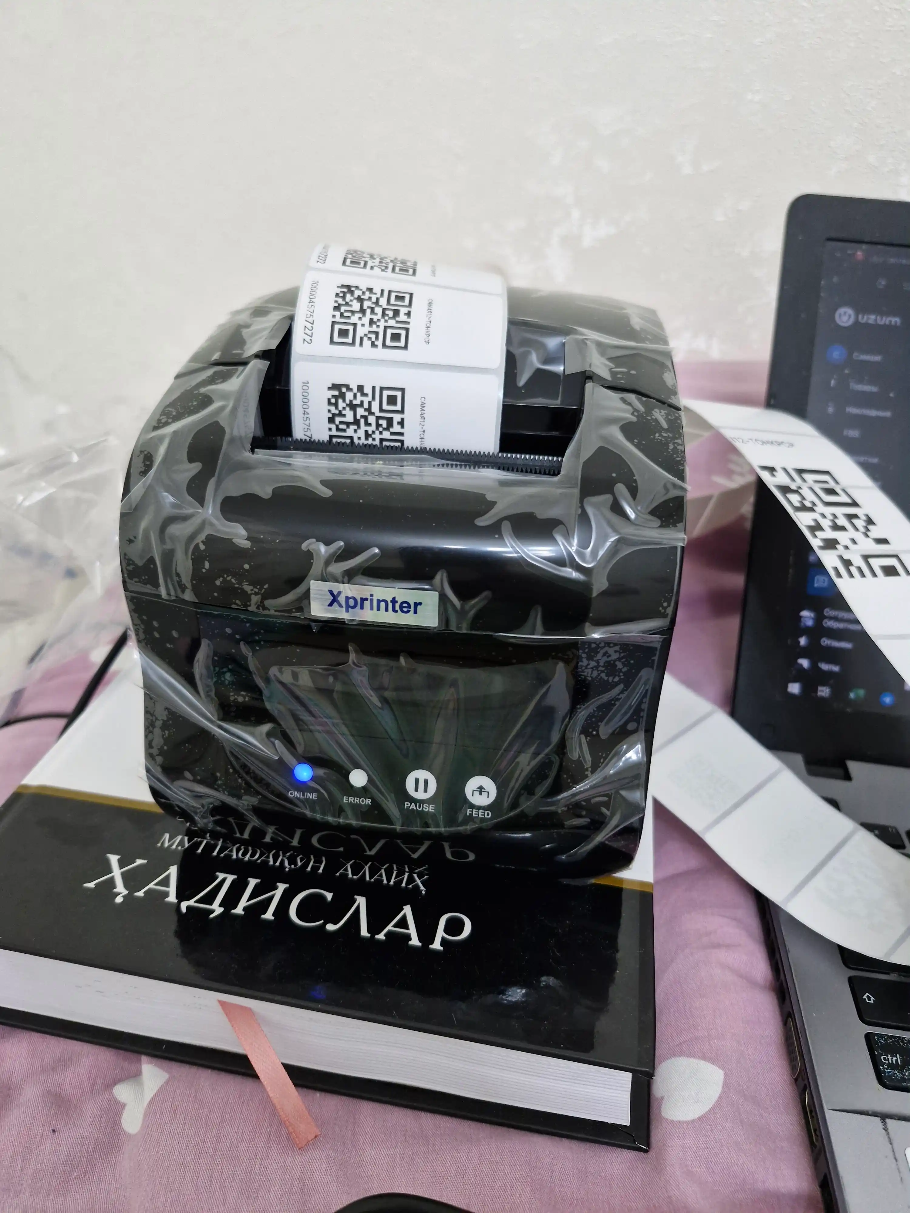 Термопринтер этикеток и для чека Xprinter XP-365B, 80 мм, 127 мм/s USB