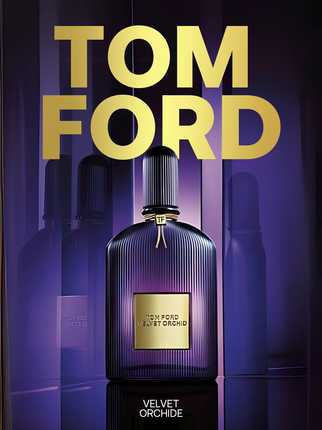 Parfyumlangan suv erkaklar va ayollar uchun Toom Ford Velvit Orchide, 3 ml, 5 ml, 10 ml 100 ml - 