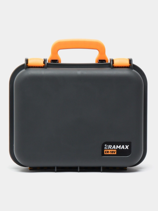 Shurup buragich professional ERAMAX, cho'tkasiz motor, 10 mm, akkumulyatorli, 2 dona