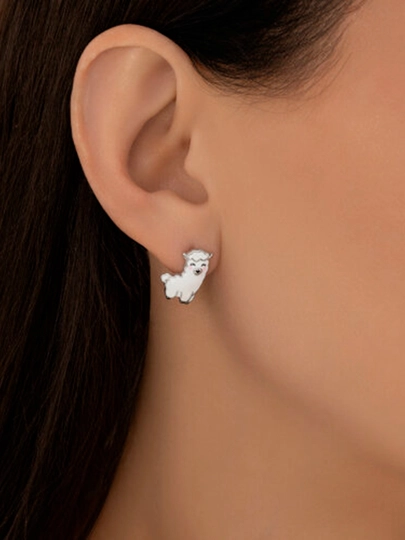 Серьги из серебра 925, с эмалью SOKOLOV, 94027106