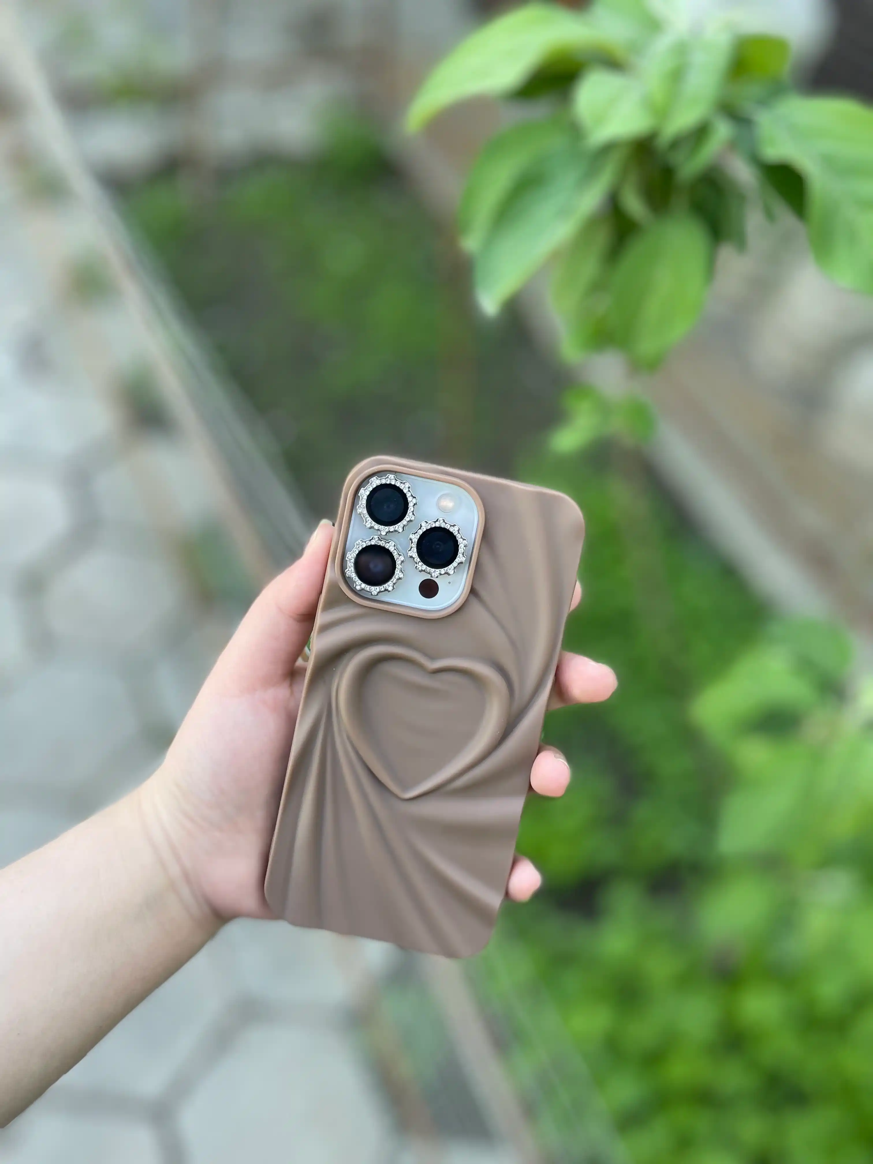 Чехол сердечный на iPhone ДЛЯ ЖЕНЩИН Обложка 11, 12, 13, 14, 15,  pro, max, plus, mini