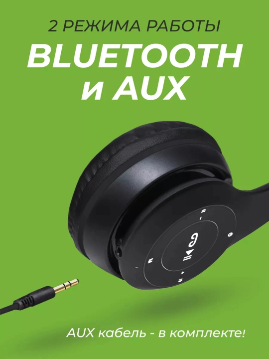 Simsiz quloqchinlar P47 Bluetooth 5.0, yig'iluvchan mikrofon bilan