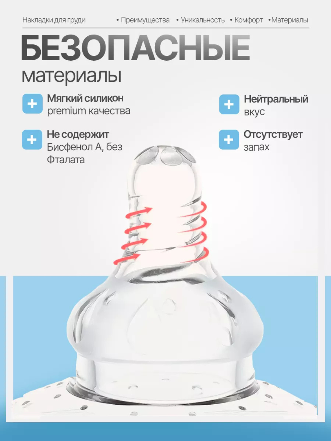 Накладки на грудь для кормления