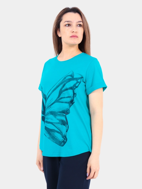 Ayollar sport kostyumi, ikki qismli, katta o'lchamli, printli, ASANTA 1