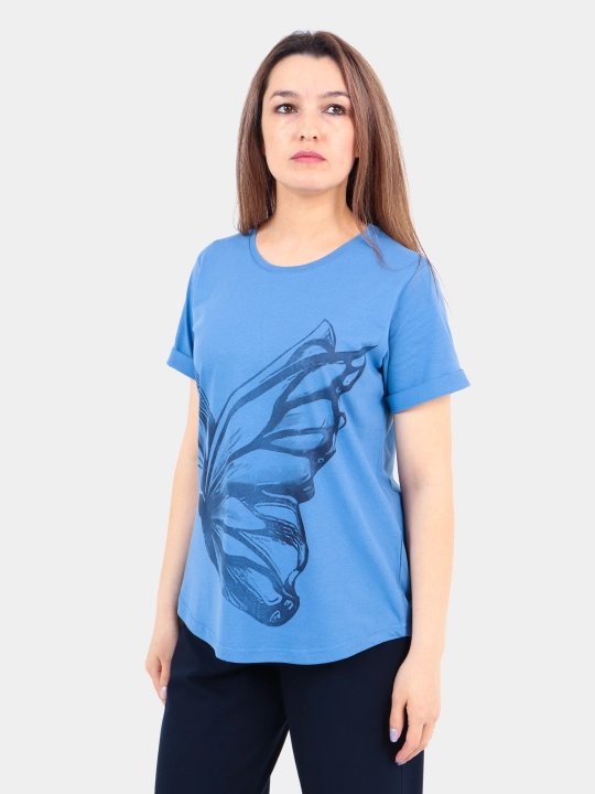 Ayollar sport kostyumi, ikki qismli, katta o'lchamli, printli, ASANTA 1