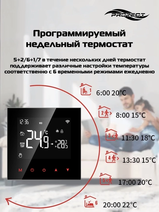 Xona WI-FI sensorli termostati Protect