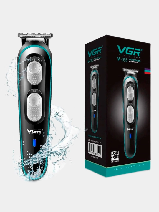 Триммер для бритья бороды и усов VGR V-055, V-071, V-999, машинка для стрижки волос