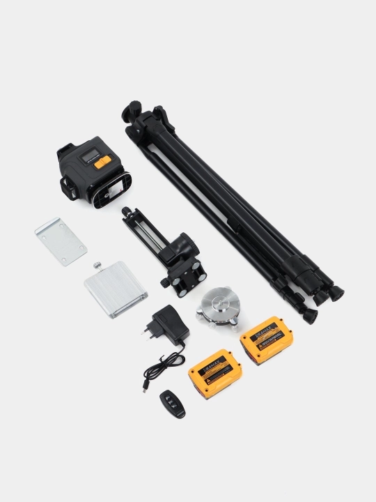 Lazer darajasi, ERAMAX professional, 16 qatorli, 4D shtativli, qurilish 3D