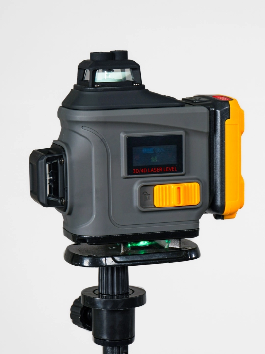 Lazer darajasi, ERAMAX professional, 16 qatorli, 4D shtativli, qurilish 3D
