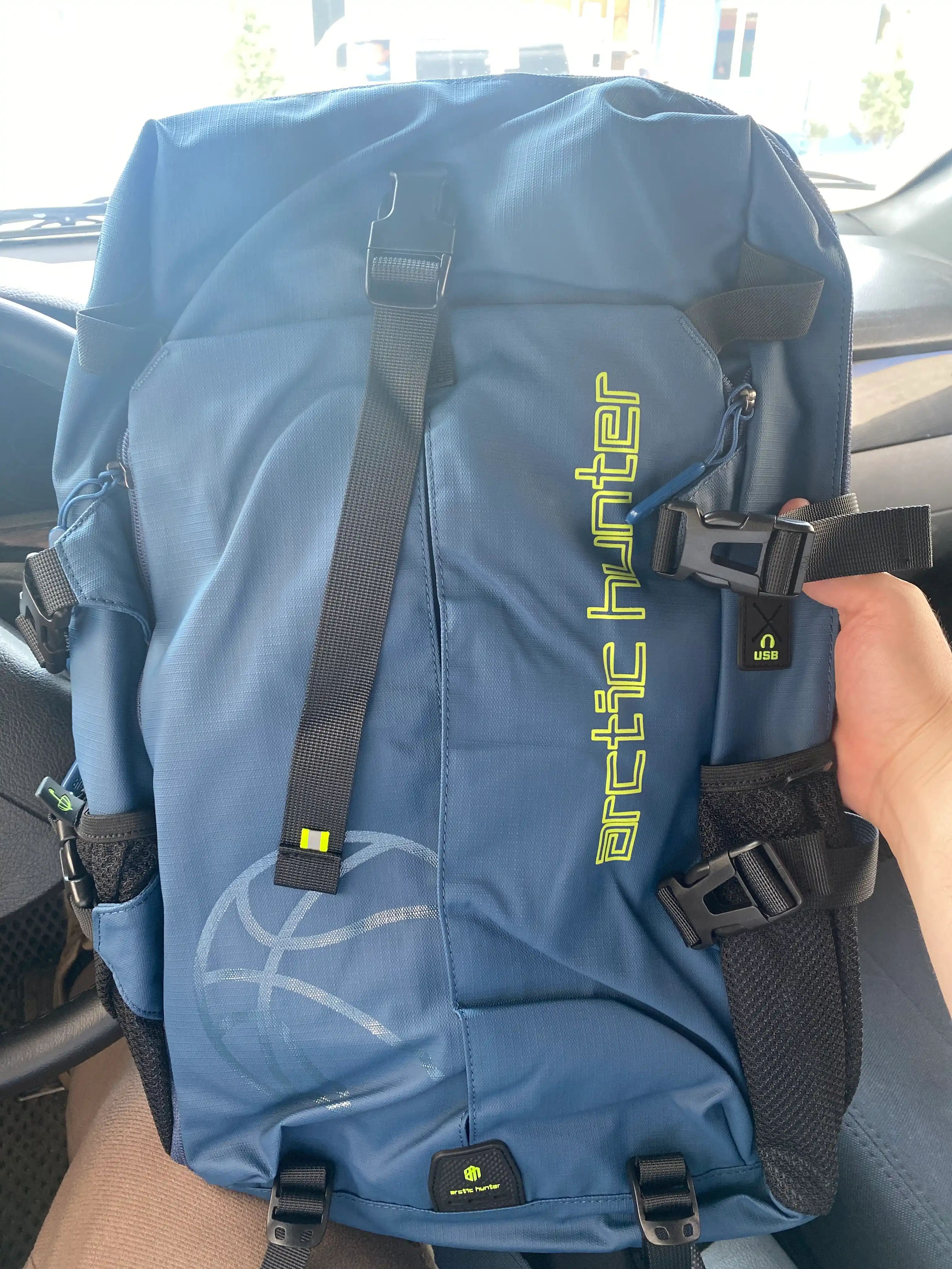 Sport ryukzak Arctic Hunter, sport sumka, sayohat, poyabzal bo'limi bilan