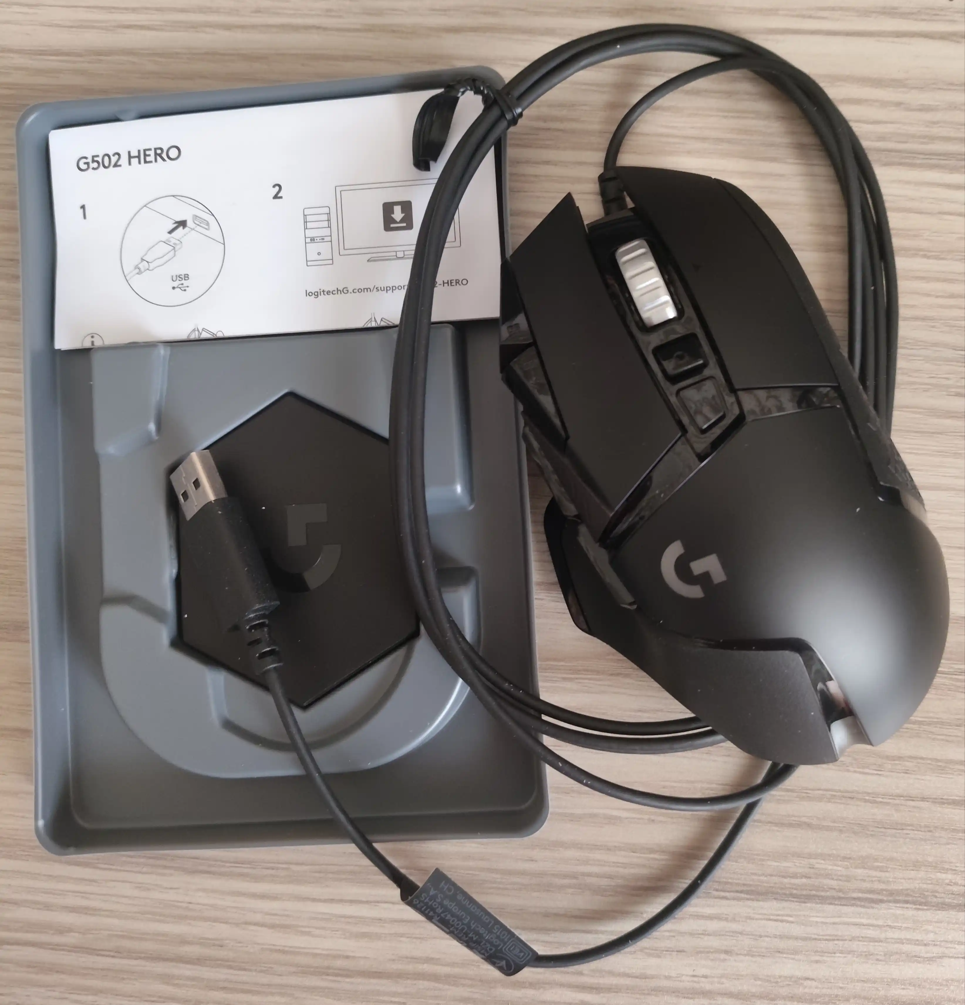 Logitech G502 HERO RGB игровая мышь с 11 программируемыми кнопками и HERO 25K