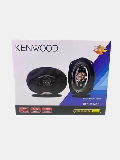 Kenwood дыня калонка, 2 шт, край резиновый, усилитель не требуется, универсальный — AVTOMP3-KENW600-БЕЛЫЙ