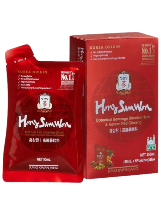 Aralashtirilgan o'tlar va koreya qizil jenshen ekstrakti - Hong Sam Won