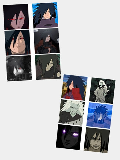 Nakleykalar Bleach, Jujutsu Kaisen, Naruto, Demon Slayer anime, 12 dona - 