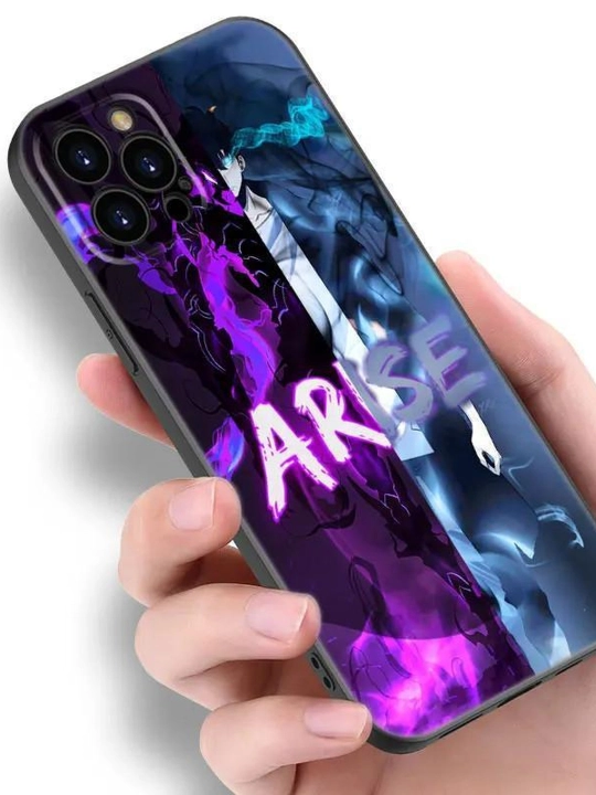 IPhone 16, 15, 14, 13, 12, 11 uchun Anime g'ilof Solo Leveling