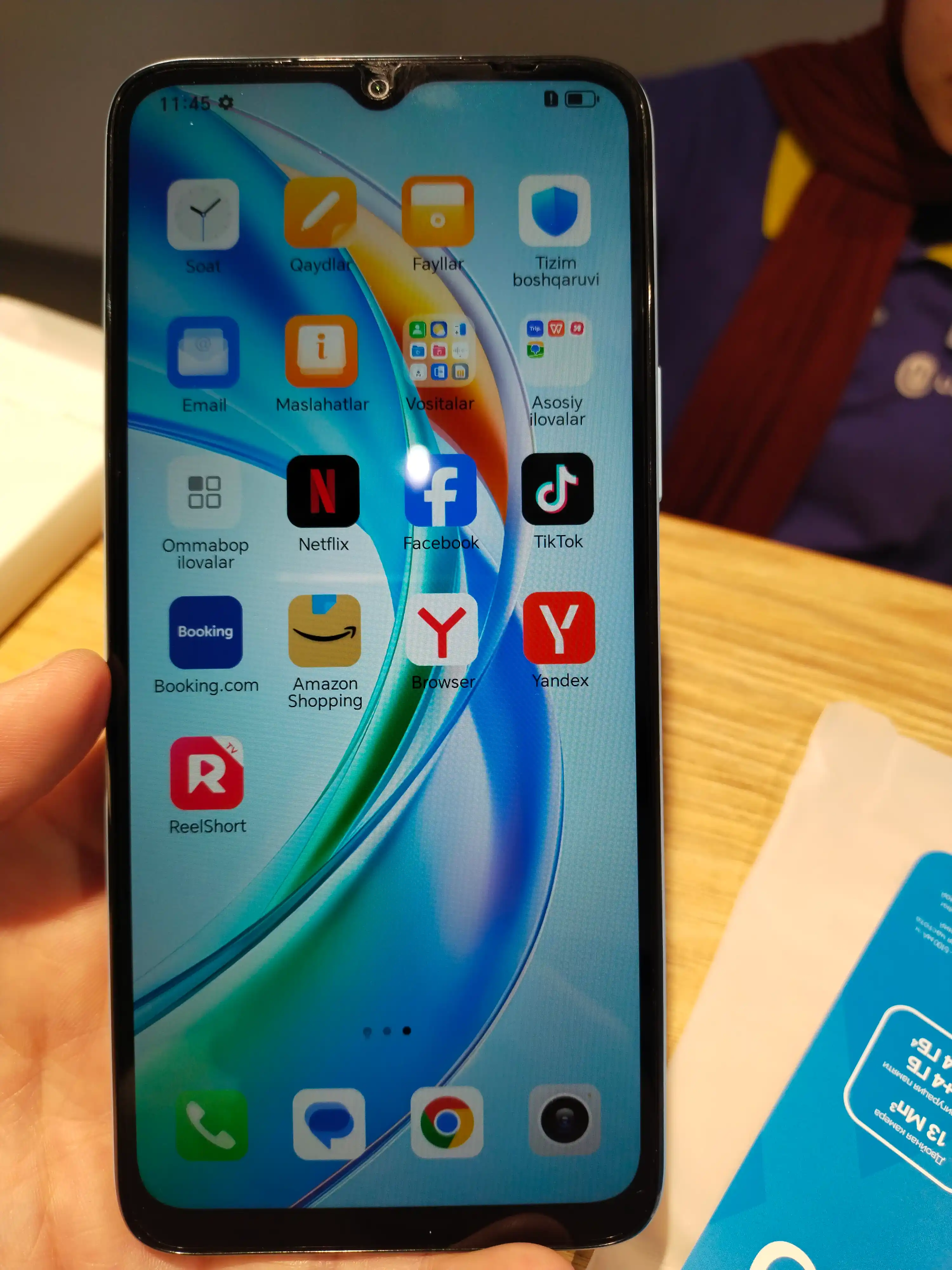 Smartfon Honor X5B batareya 5200 mah, 50 Mp kamera AI, 90 Hz