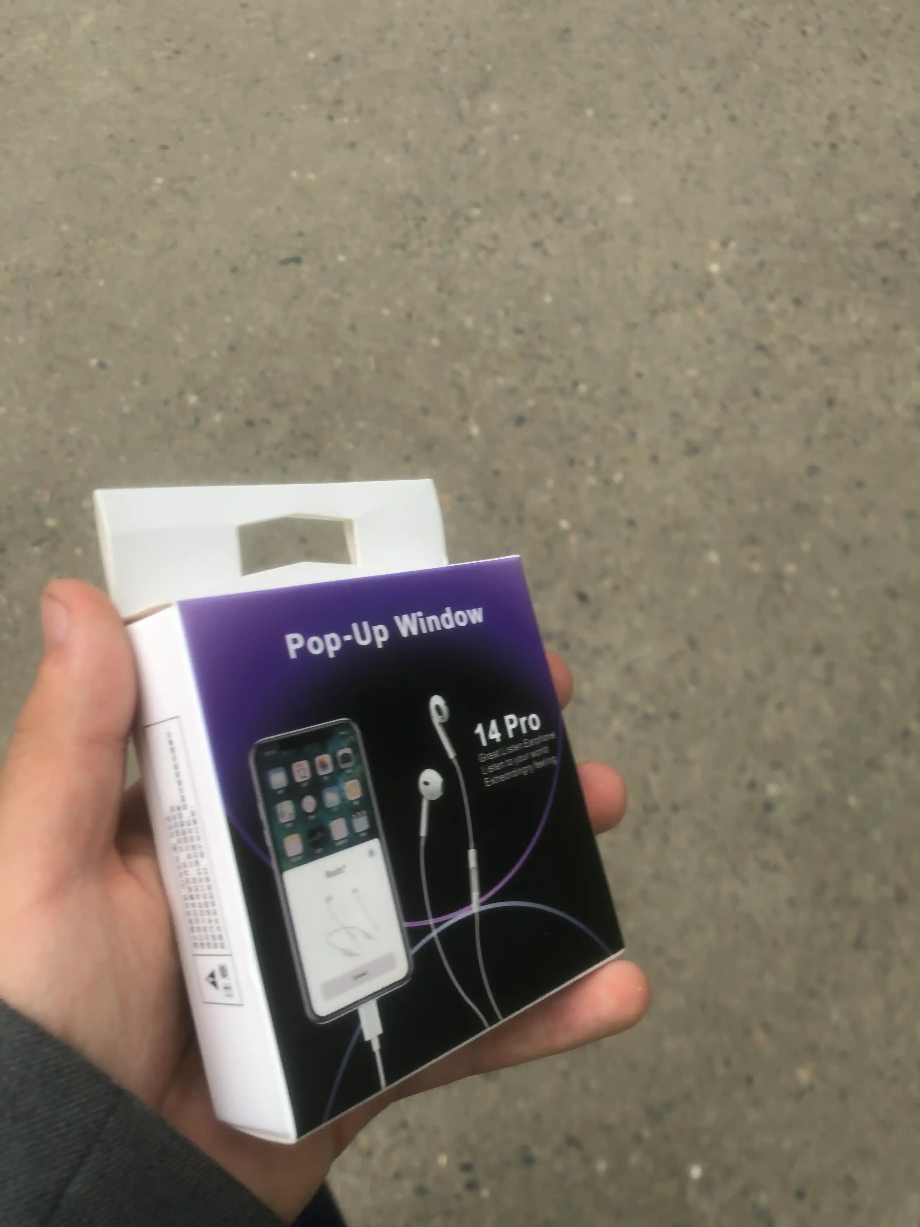 IPhone uchun simli quloqchinlar, mikrofon bilan, Lightning kabeli