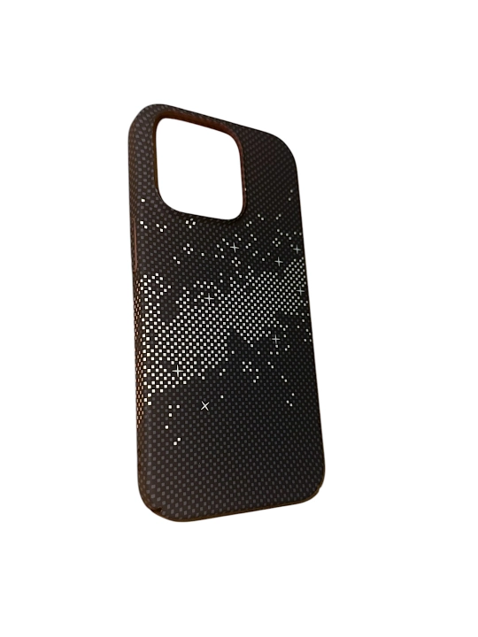 Карбоновый чехол для iPhone X, XR, 11, 12, 13, 14, 15, 16, Mini, Pro, Pro Max, жесткий