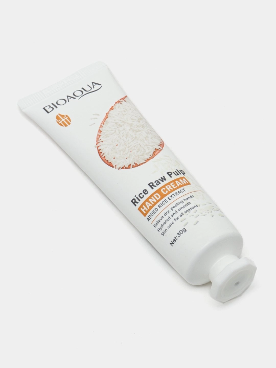 Крем для рук Bioaqua, с экстрактом риса, питание и увлажнение, 30 г