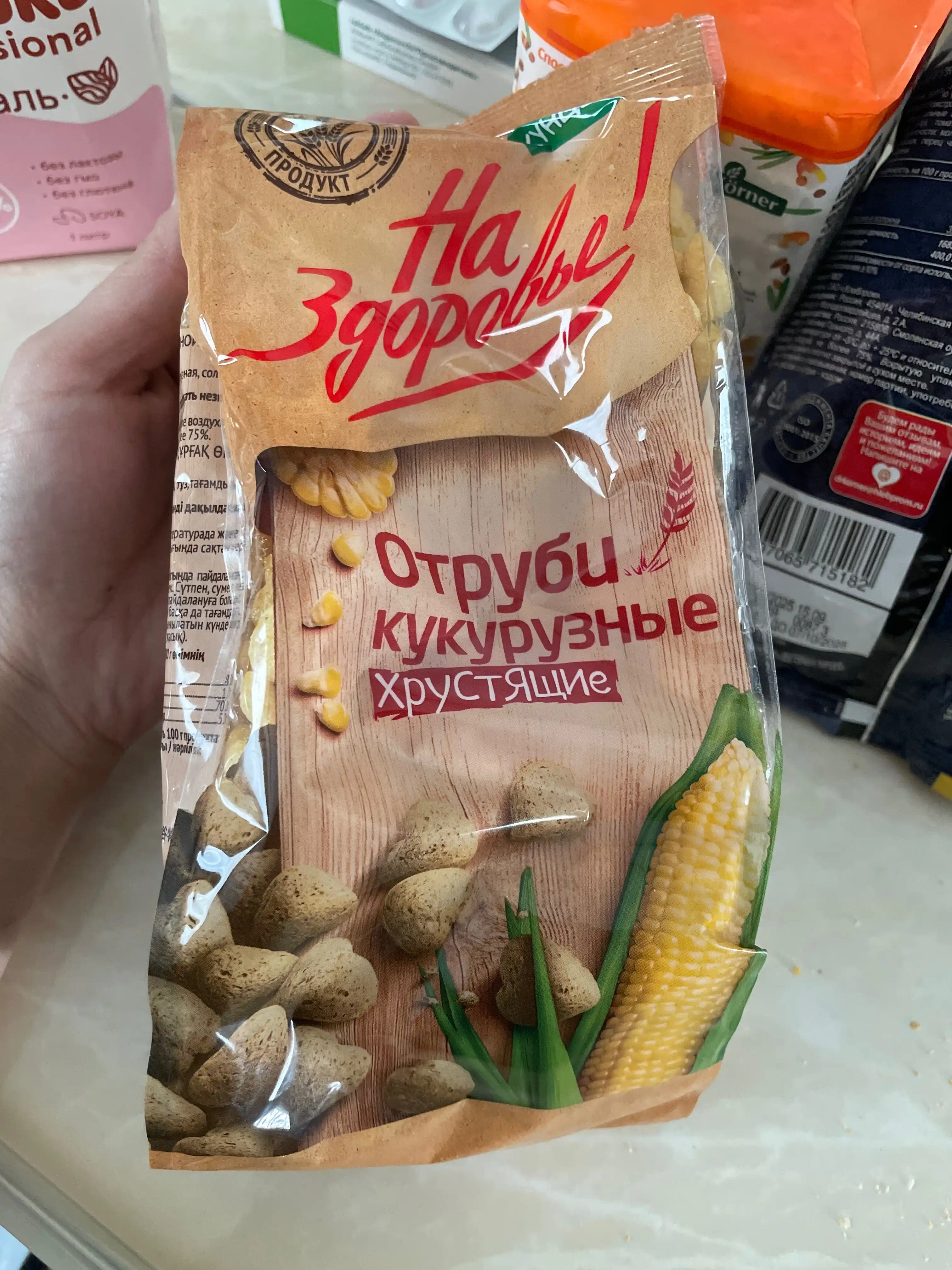 Отруби "На Здоровье", кукурузные, 175 г