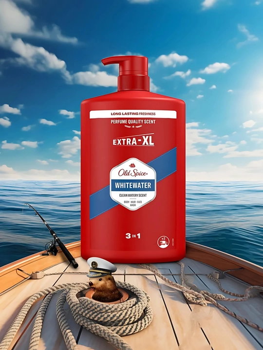 Old Spice гель для душа 3в1 Whitewater, 1л