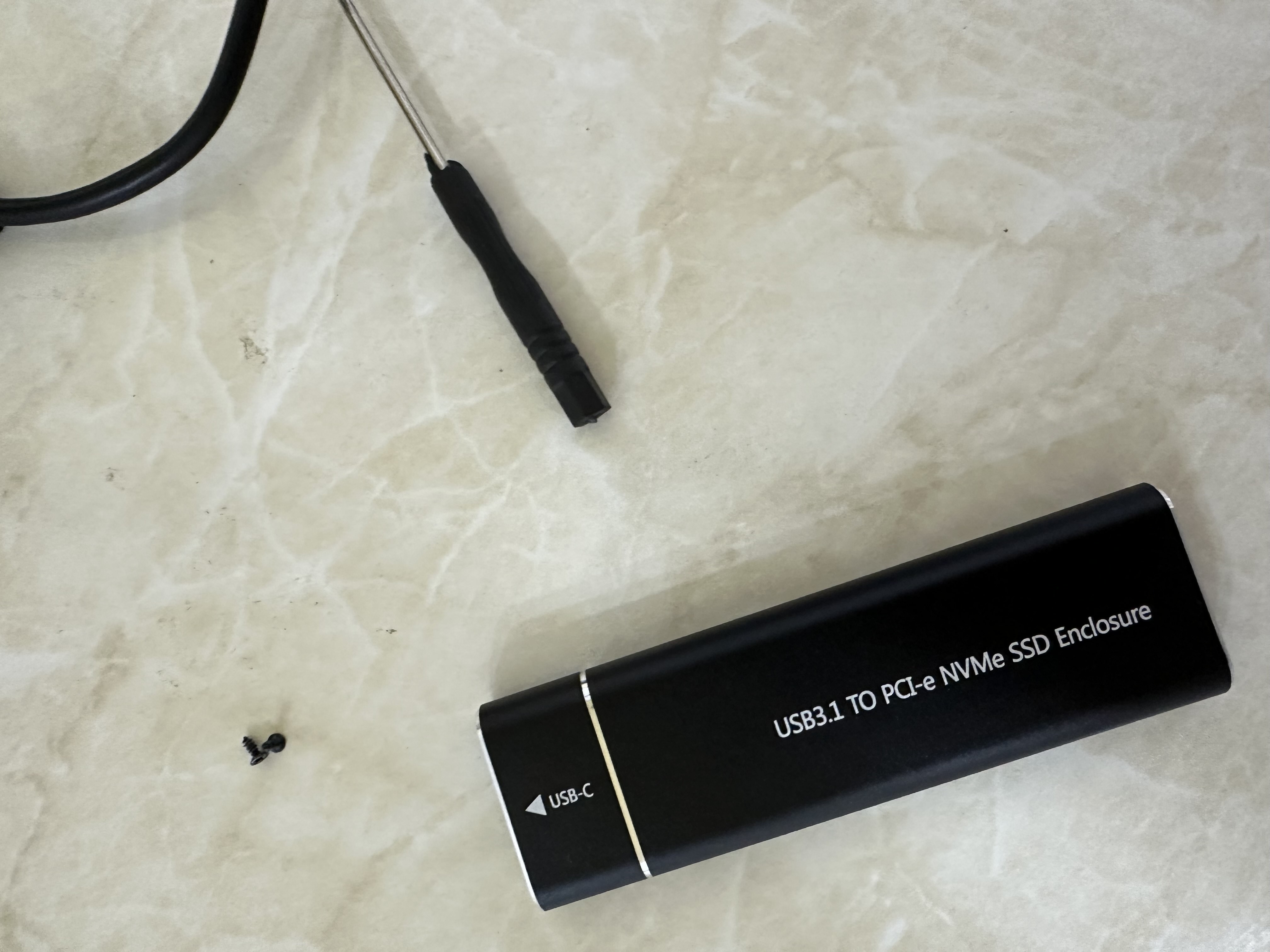 Корпус для SSD с M.2 на USB 3.1 USB-Type-C, NVMe переносной корпус для SSD