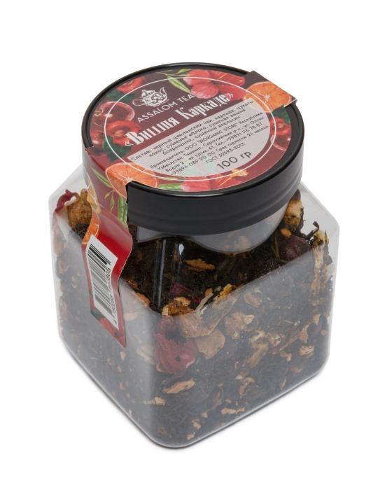 "Gilos Karkade" mevali qora choyi, 100 gr
