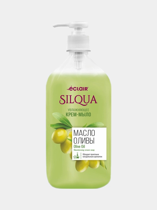 Жидкое крем-мыло SILQUA ECLAIR Масло Оливы, 830 мл - 