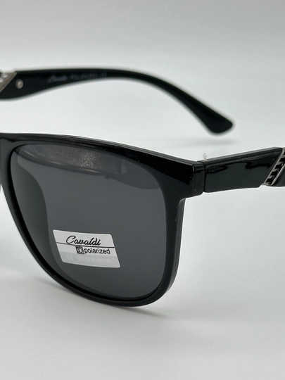 Очки солнцезащитные, мужские Enrique Cavaldi Polarized + чехол — EYEREST-CAVALDI-ЧЕРН