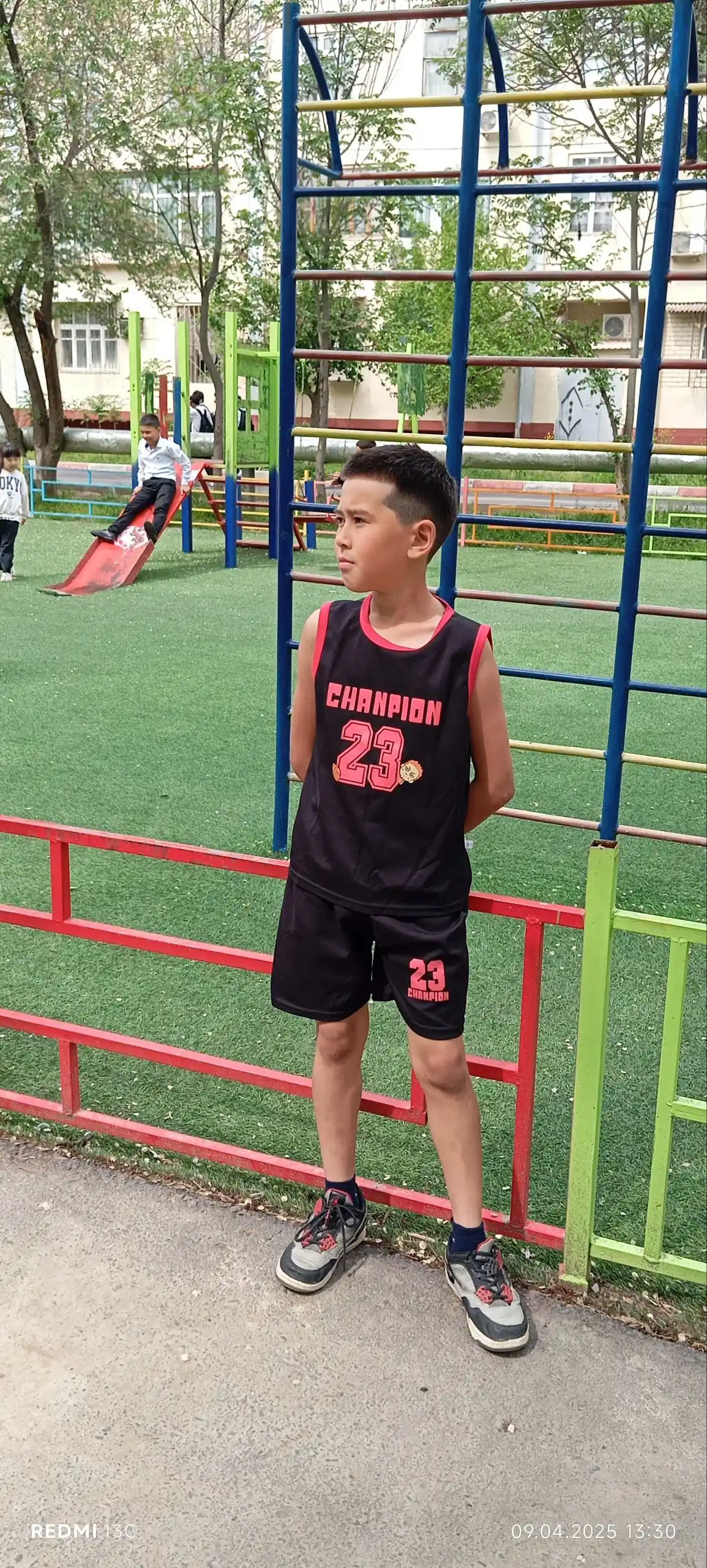 Bolalar sport to`plami, mayka + shortik, "Champion 23"