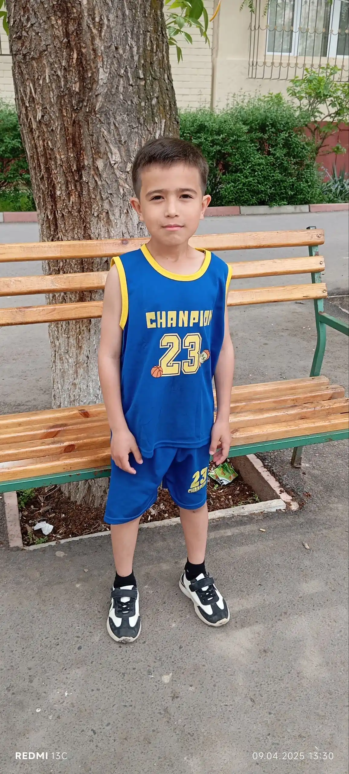 Bolalar sport to`plami, mayka + shortik, "Champion 23"