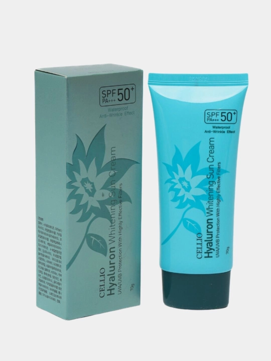 Солнцезащитный крем, крем от загара, водостойкий, SPF 50+PA+++, 70 мл