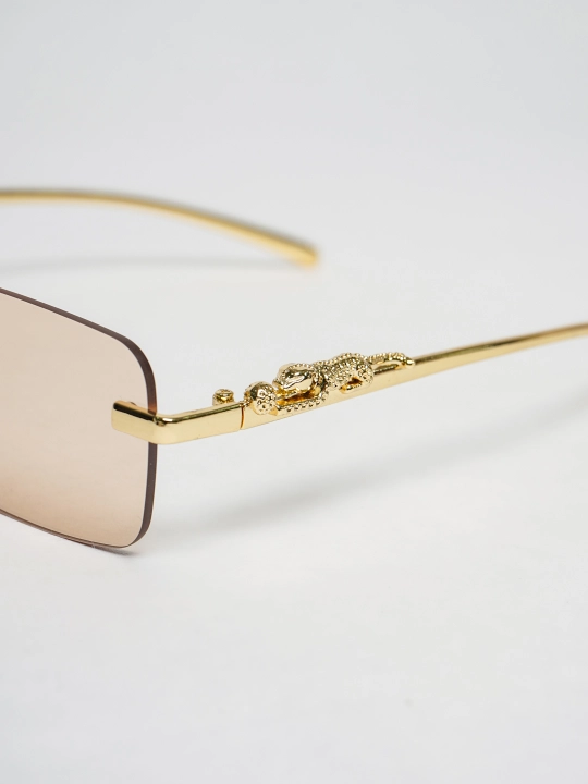 Erkaklar va ayollar uchun gardishsiz to‘g‘ri burchakli quyoshdan himoyalovchi ko‘zoynaklar