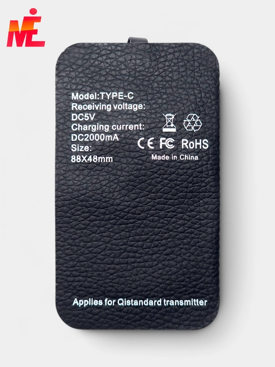 Беспроводное зарядное устройство 10W Type-C, кожаная поверхность