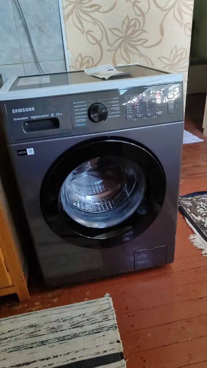 Avtomatik kir yuvish mashinasi SAMSUNG 6.5 kg, Eco Bubble, inverter WW65AG4S21C "ELD/XLD"