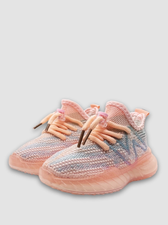 Bolalar uchun to‘qimachilik krossovkalari, yeezy boost, 21-26 - 