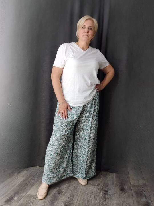 Kulot shimlar, yozgi, katta o'lchamli, 54-60