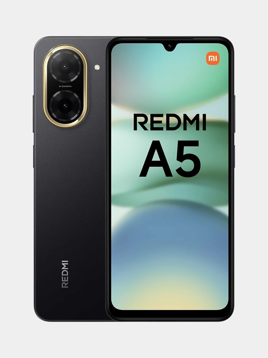 Smartfon Xiaomi Redmi A5, bonusga Bluetooth quloqchin, 5200mAh, 32MP + 32MP, 120 Hz