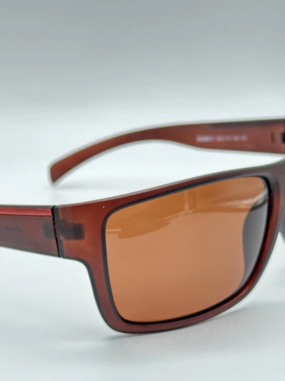 Солнцезащитные очки мужские, мужские Enrique Cavaldi Polarized + чехол — EYEREST-CAVALDK-КОРИЧН