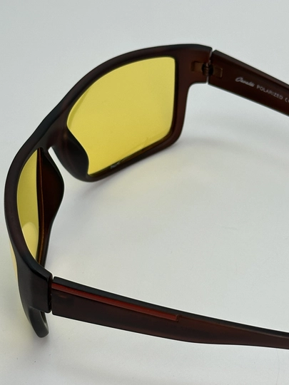 Солнцезащитные очки мужские, мужские Enrique Cavaldi Polarized + чехол — EYEREST-CAVALDK-ЖЕЛТ