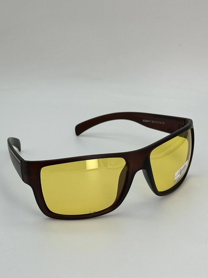 Солнцезащитные очки мужские, мужские Enrique Cavaldi Polarized + чехол — EYEREST-CAVALDK-ЖЕЛТ