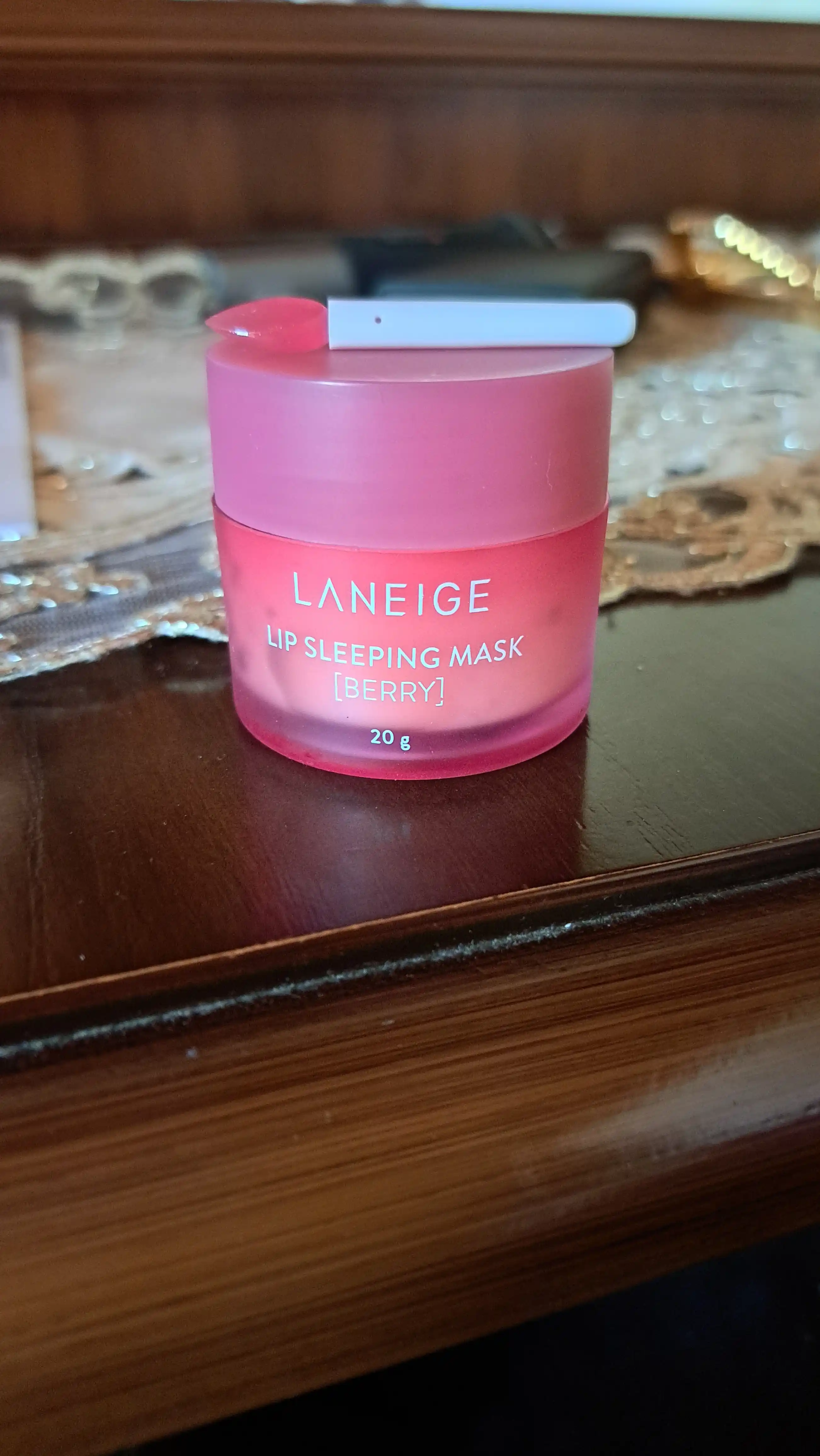 Бальзам и ночная маска для губ Laneige, увлажняющий и восстанавливающий, 20 г
