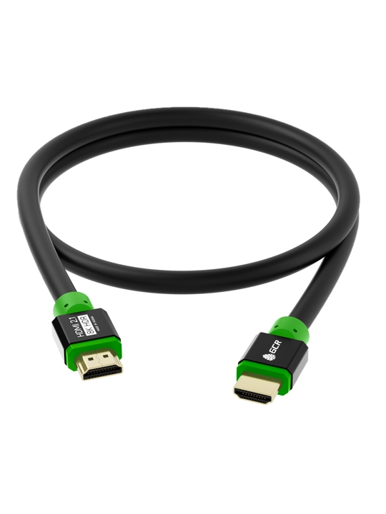 GCR PRO Кабель HDMI 2.0 для монитора приставки ТВ 3Х экран UHD 4K 60Hz 18 Гбит капрон