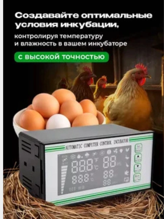 Контроллер для инкубаторов Oevo XM-18S, с терморегулятором и гигрометром