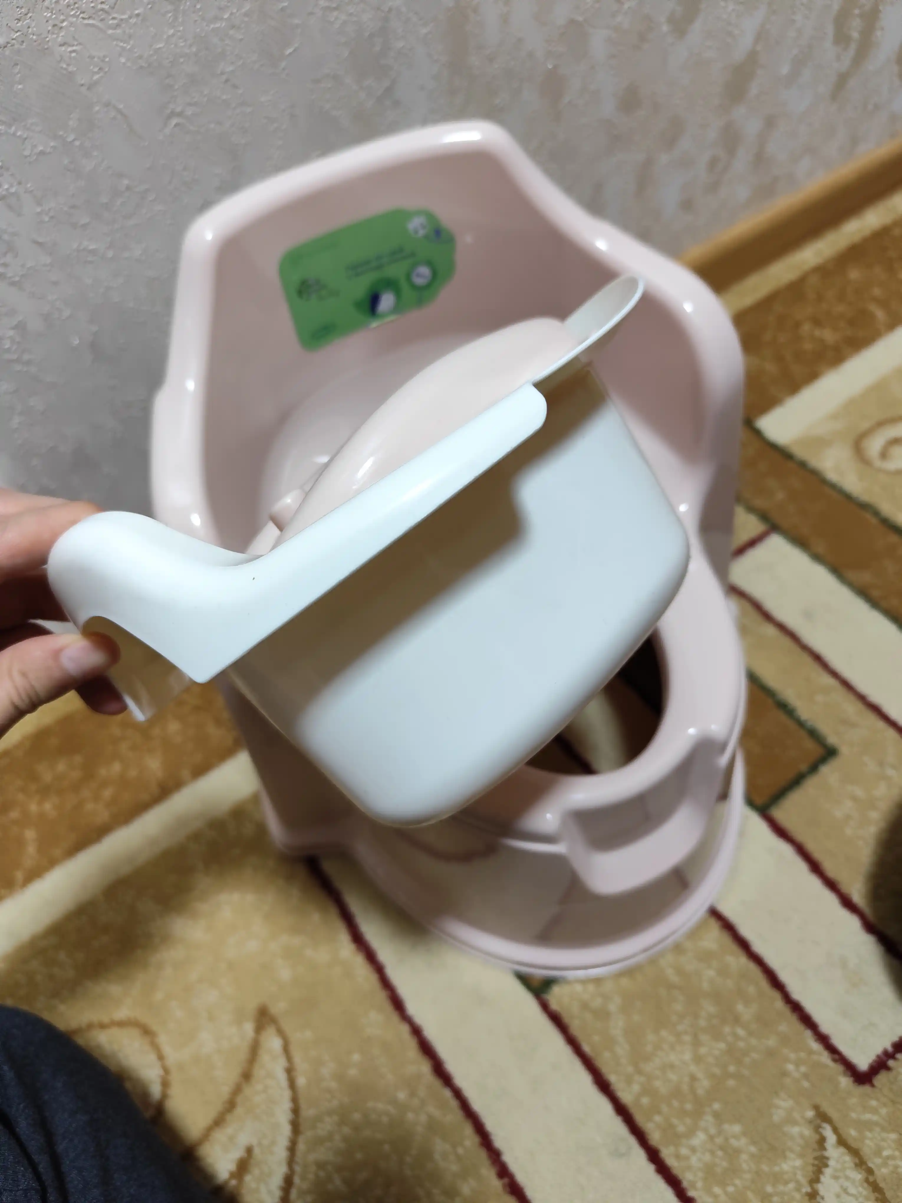 Детский горшок с высокой спинкой, защита от брызг, разные цвета, Lalababy Protect Me