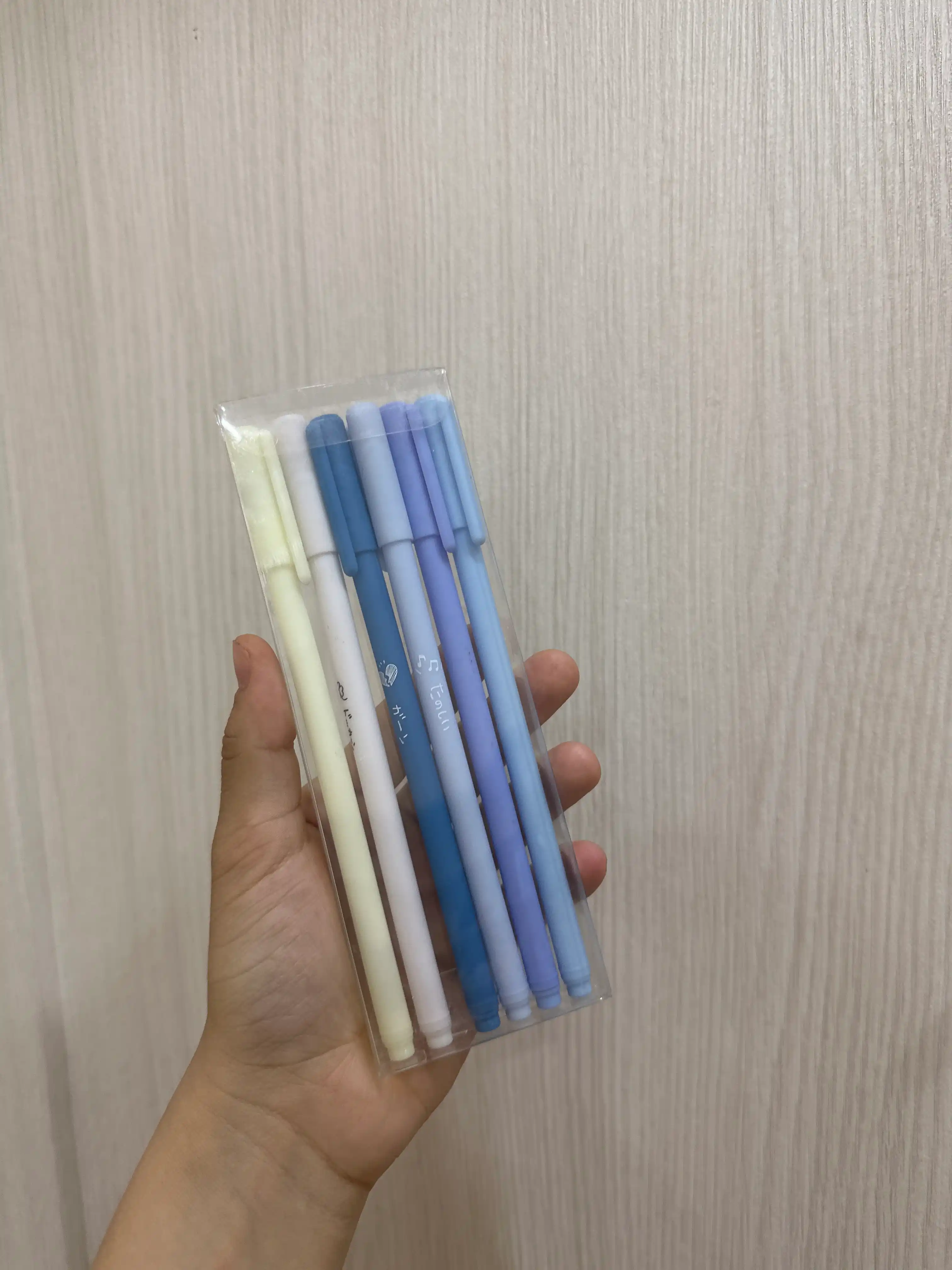Ruchkalar to'plami Creative Morandi Color Unisex, estetik, qora rangdagi 