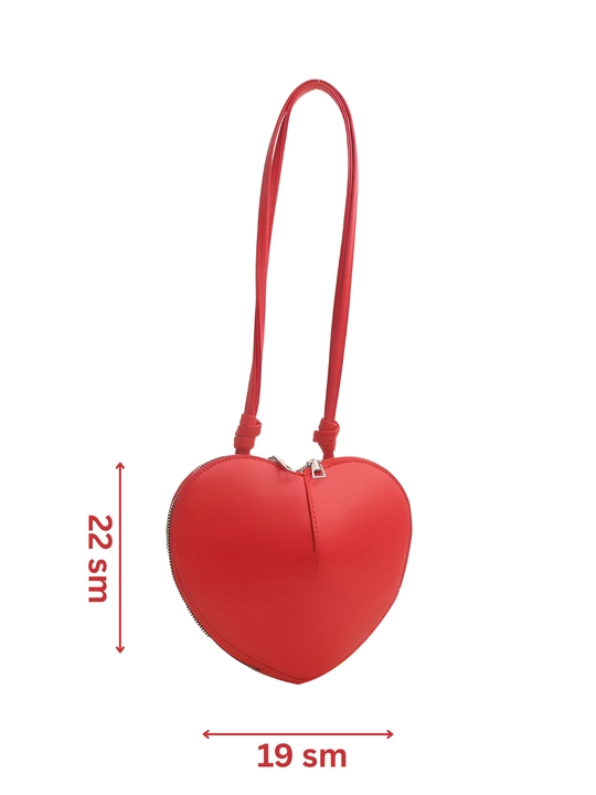 LoveMe Heart ayollar sumkasi, yurak shaklida, yelkama