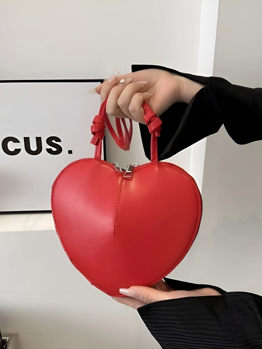LoveMe Heart ayollar sumkasi, yurak shaklida, yelkama